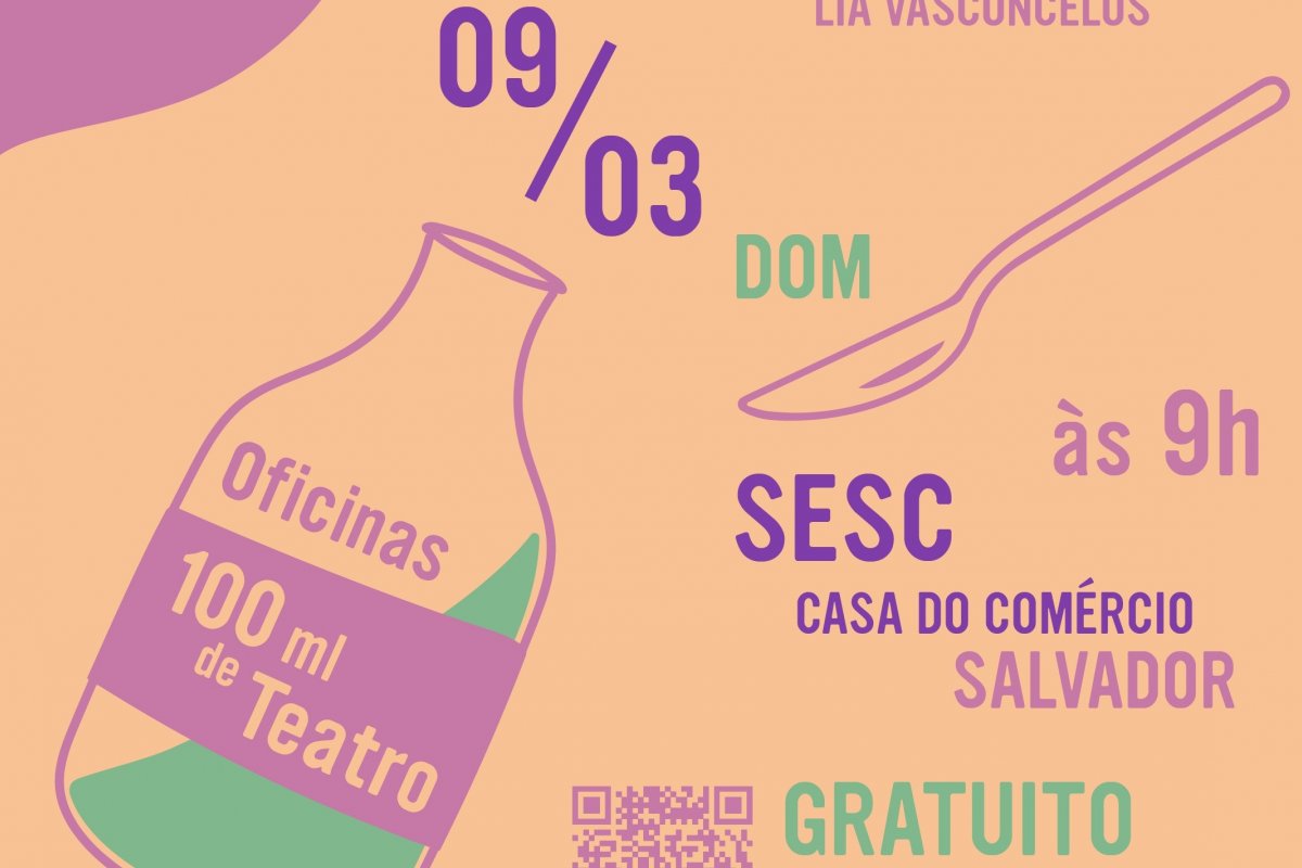 Oficina "Despertar Criativo - 100 ML de Teatro" chega a Salvador com inscrições gratuitas!