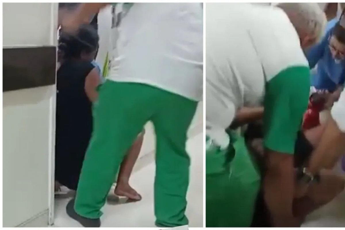 Mulher dá à luz no chão do corredor de maternidade em Salvador