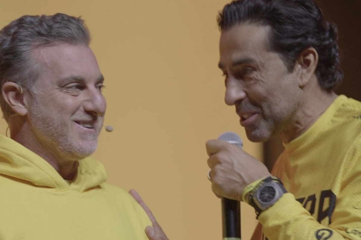 Luciano Huck e Joaquim Levy marcam presença no maior summit farmacêutico do mundo realizado em SP!