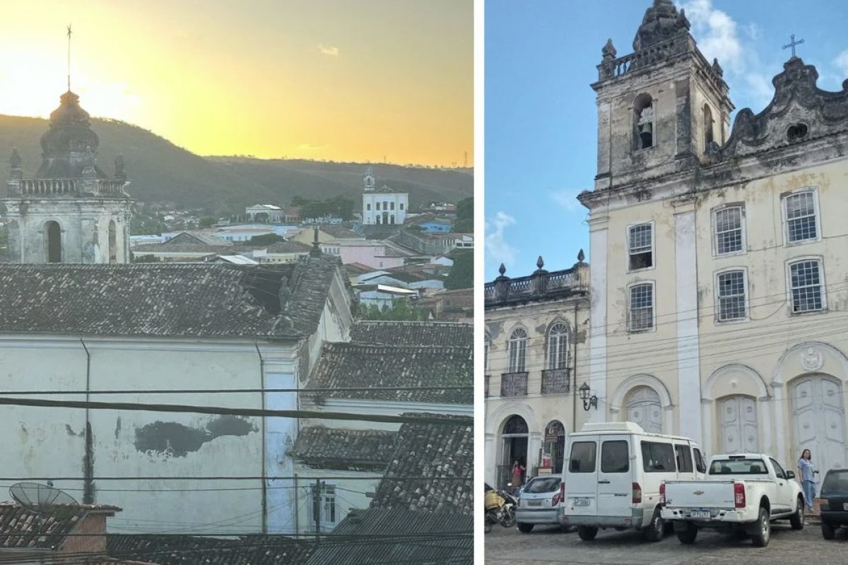 Parte do teto de igreja desaba em Cachoeira; templo estava fechado há 6 meses