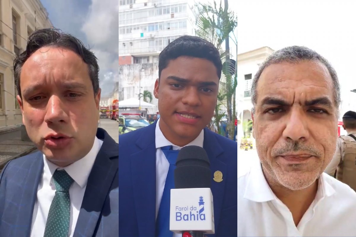 Vídeo: Vereadores lamentam incêndio na Câmara Municipal de Salvador