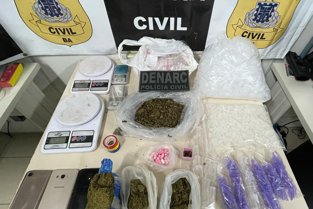 Suspeito é preso com drogas que seriam vendidas no Carnaval