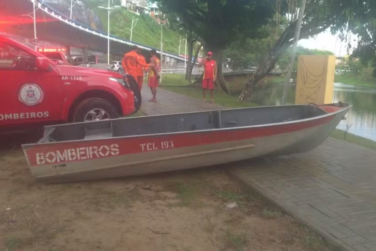 Homem desaparece após pular no Dique do Tororó para fugir de agressão