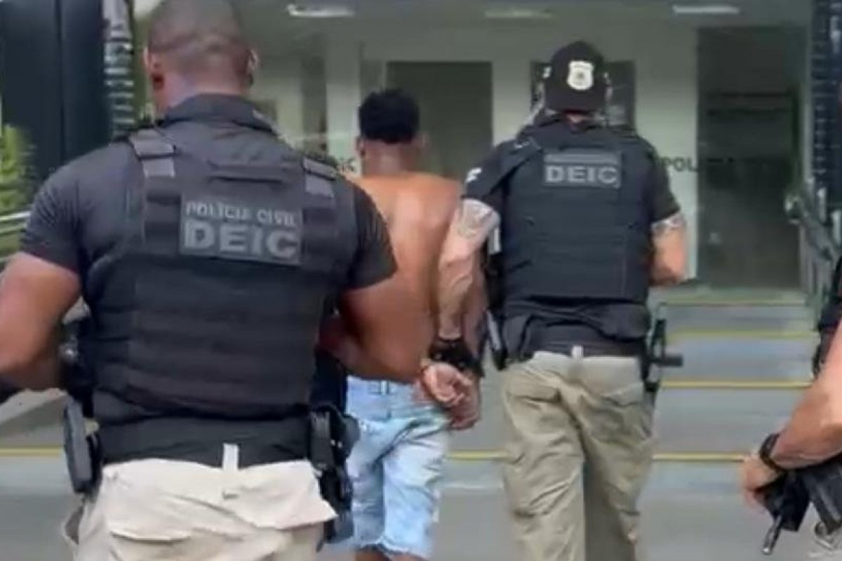 Foragido da Justiça por homicídio é preso pela Polícia Civil em Lauro de Freitas