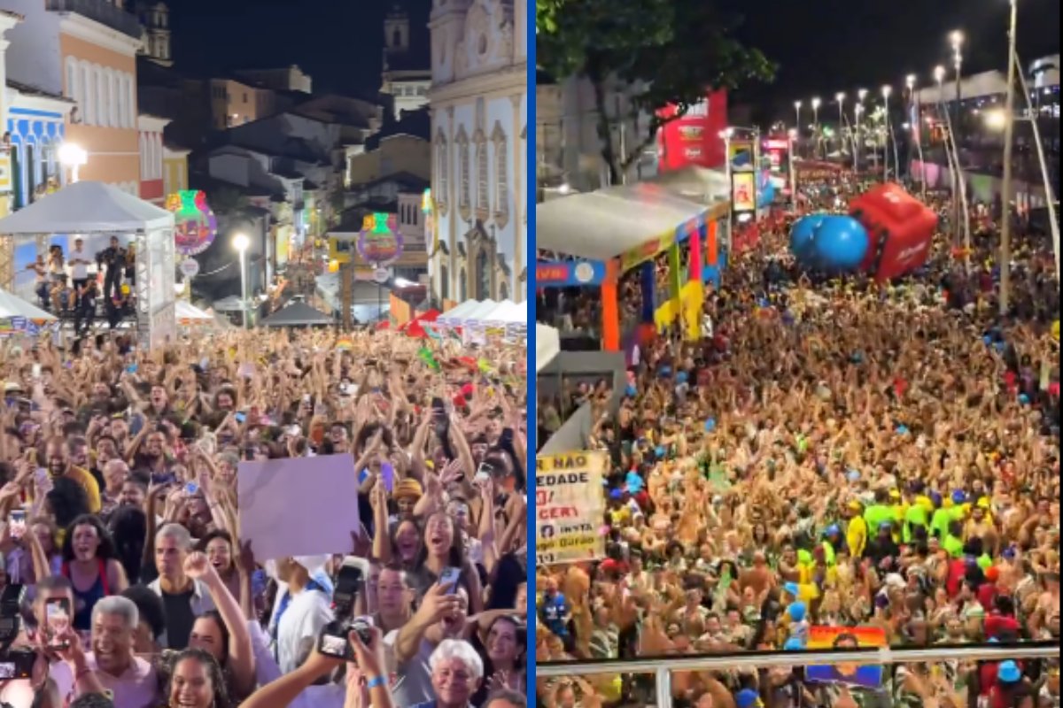 Vídeo: foliões comemoram vitória de 'Ainda Estou Aqui' por 'Melhor Filme Internacional' do Oscar, no Carnaval de Salvador