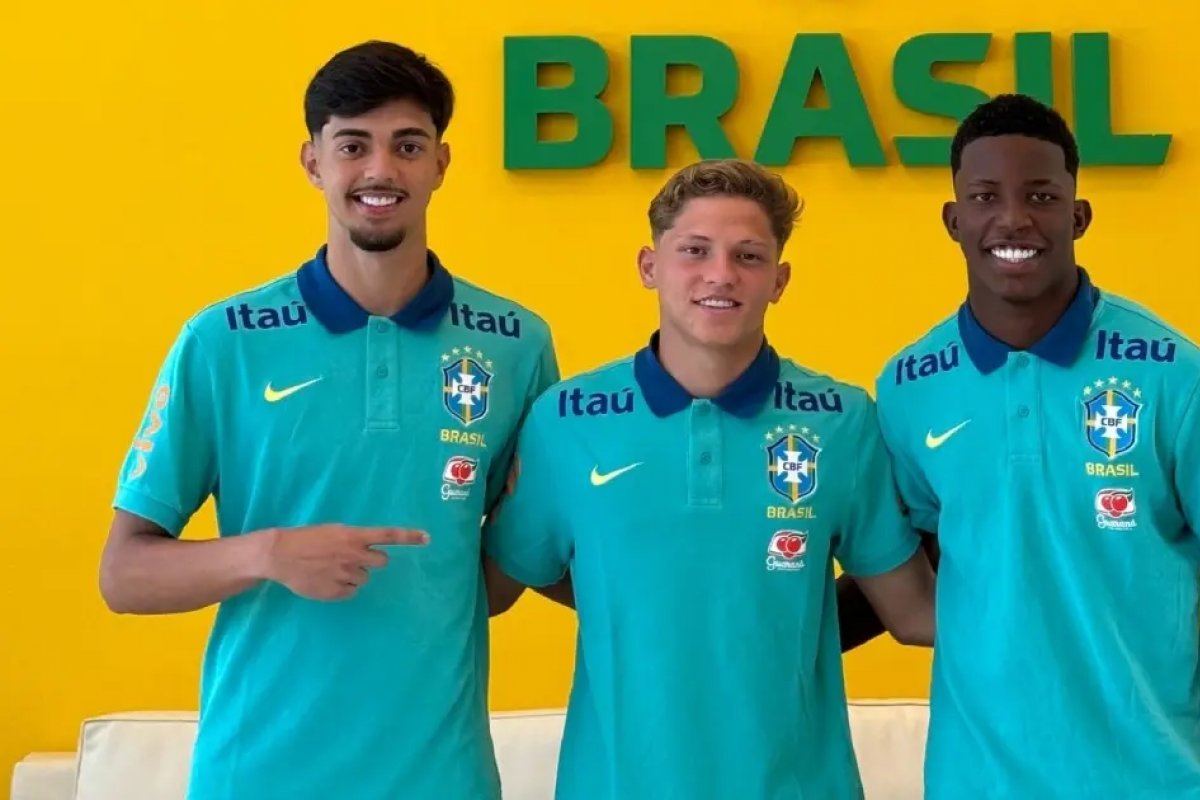 Seleção Brasileira convoca três jogadores do Bahia para Sul-Americano Sub-17