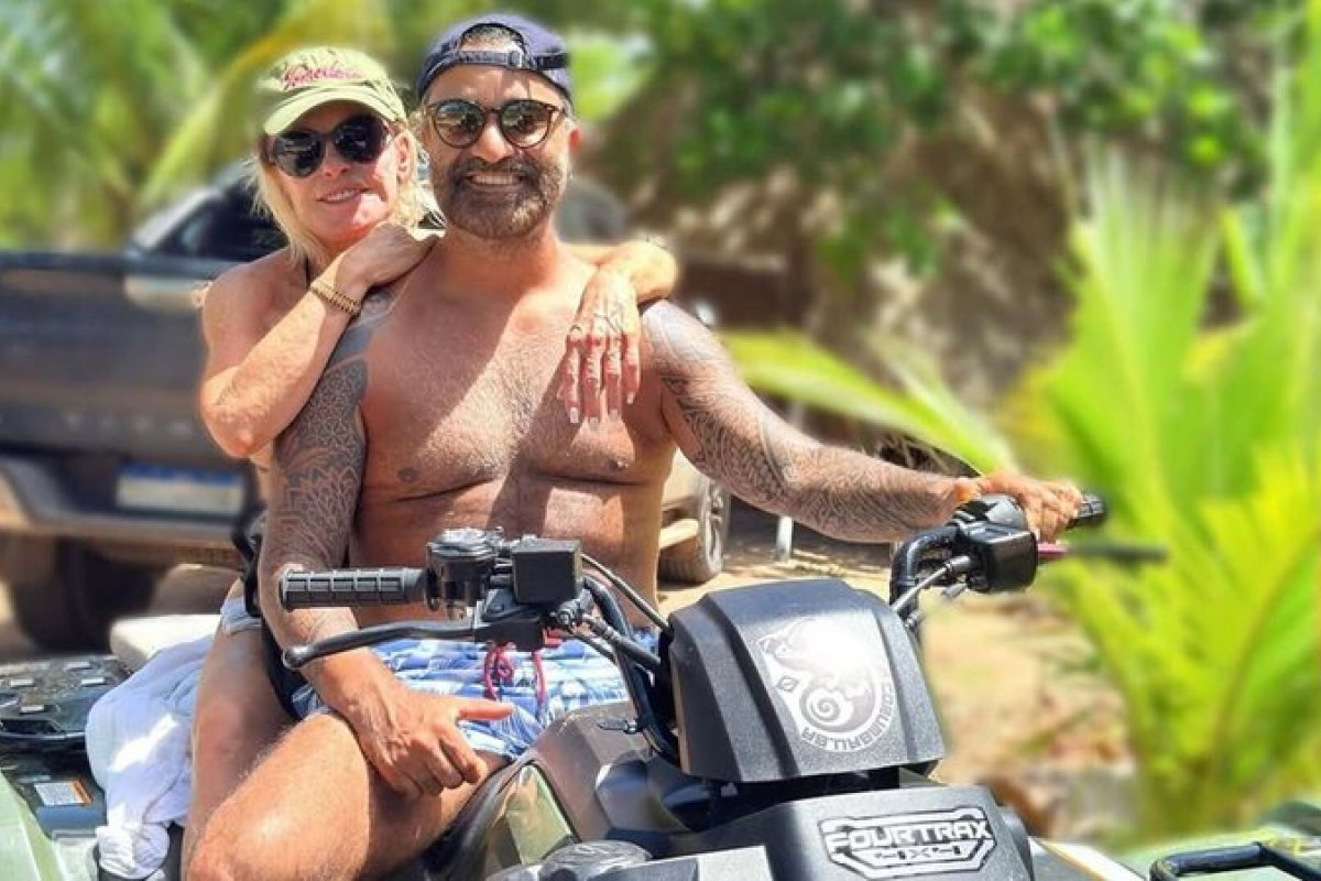 Ana Maria Braga posta novas fotos de viagem com o namorado na Bahia!