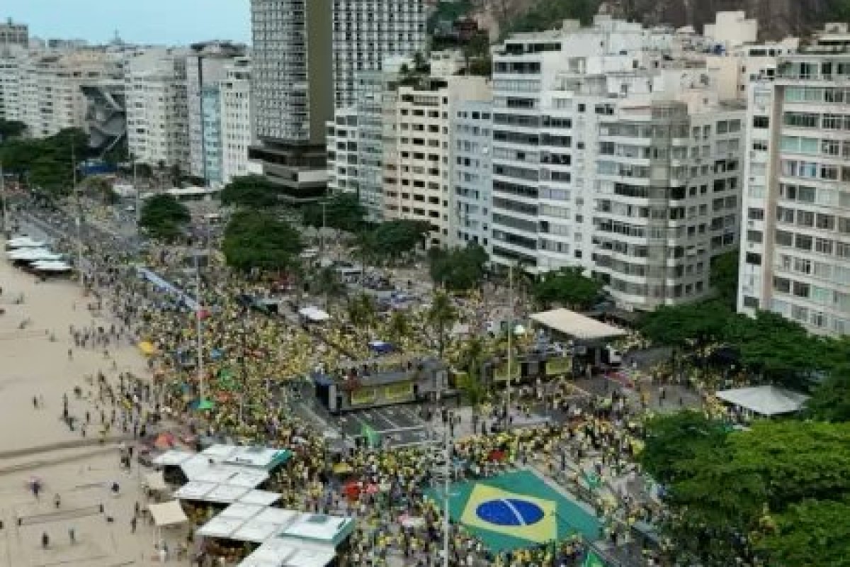 Vídeo: ato com Bolsonaro no Rio de Janeiro teve 18,3 mil pessoas, segundo levantamento de pesquisadores da USP