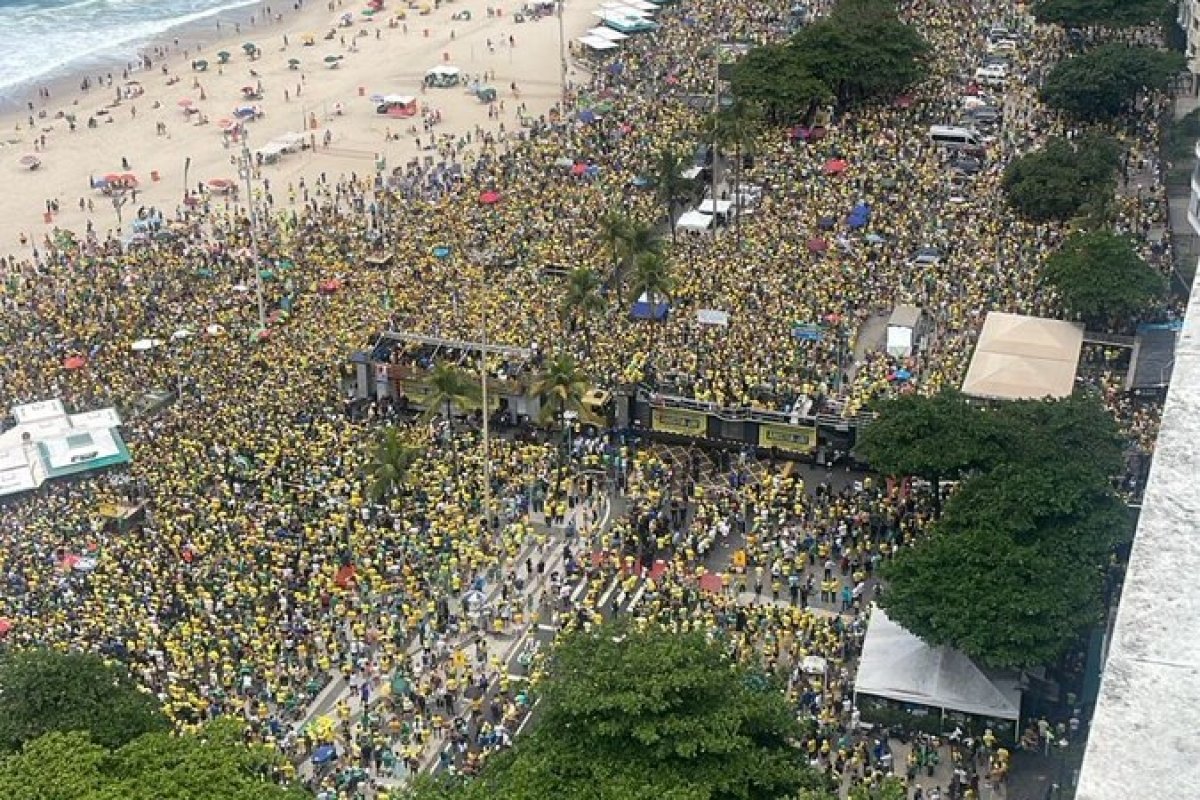 PM calcula que manifestação bolsonarista chegou a cerca de 400 mil pessoas; pesquisadores da USP estimaram 18 mil