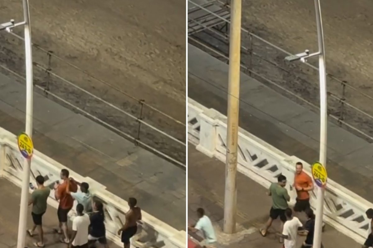 Vídeo: homens são assaltados na orla da Barra, em Salvador