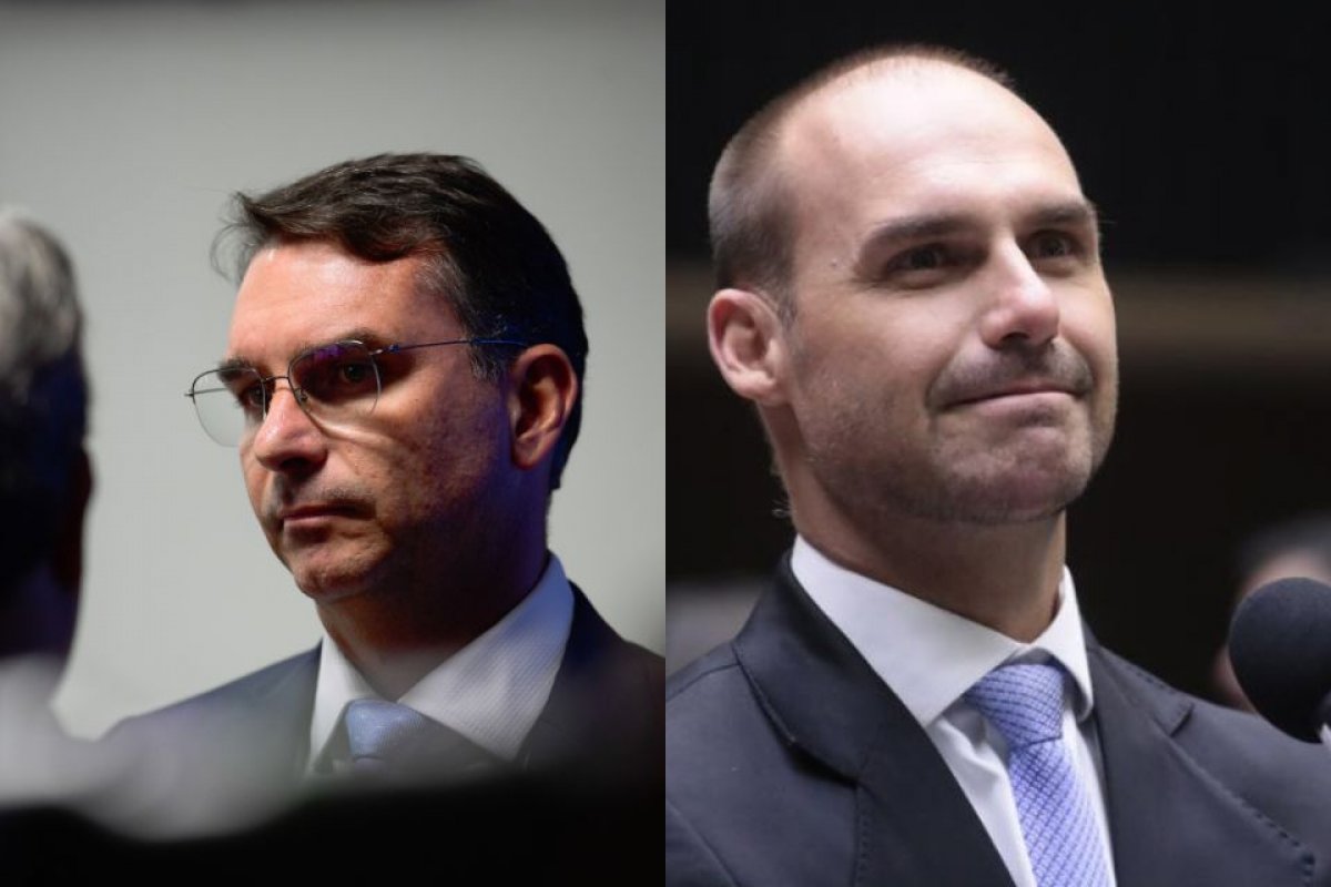 Vídeo: 'Tomou a decisão certa', diz Flávio Bolsonaro sobre permanência de Eduardo nos EUA