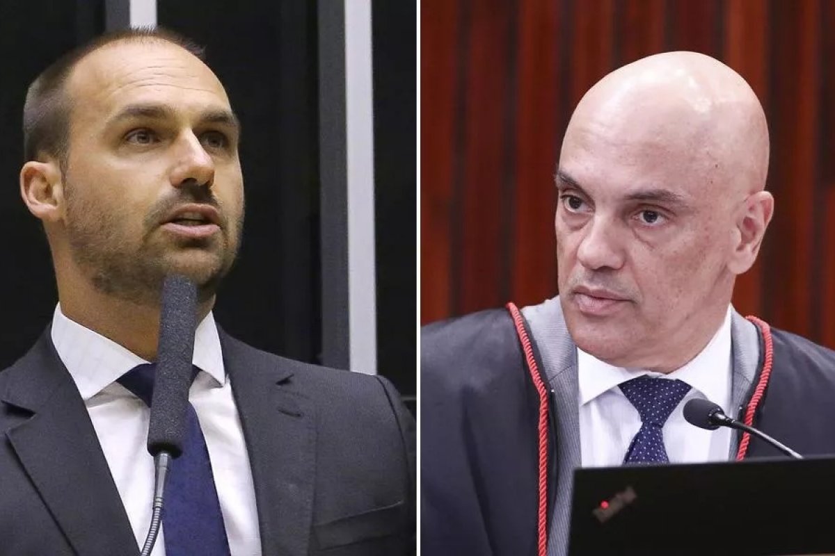 Moraes acompanha decisão da PGR e rejeita pedido do PT para apreender passaporte de Eduardo Bolsonaro