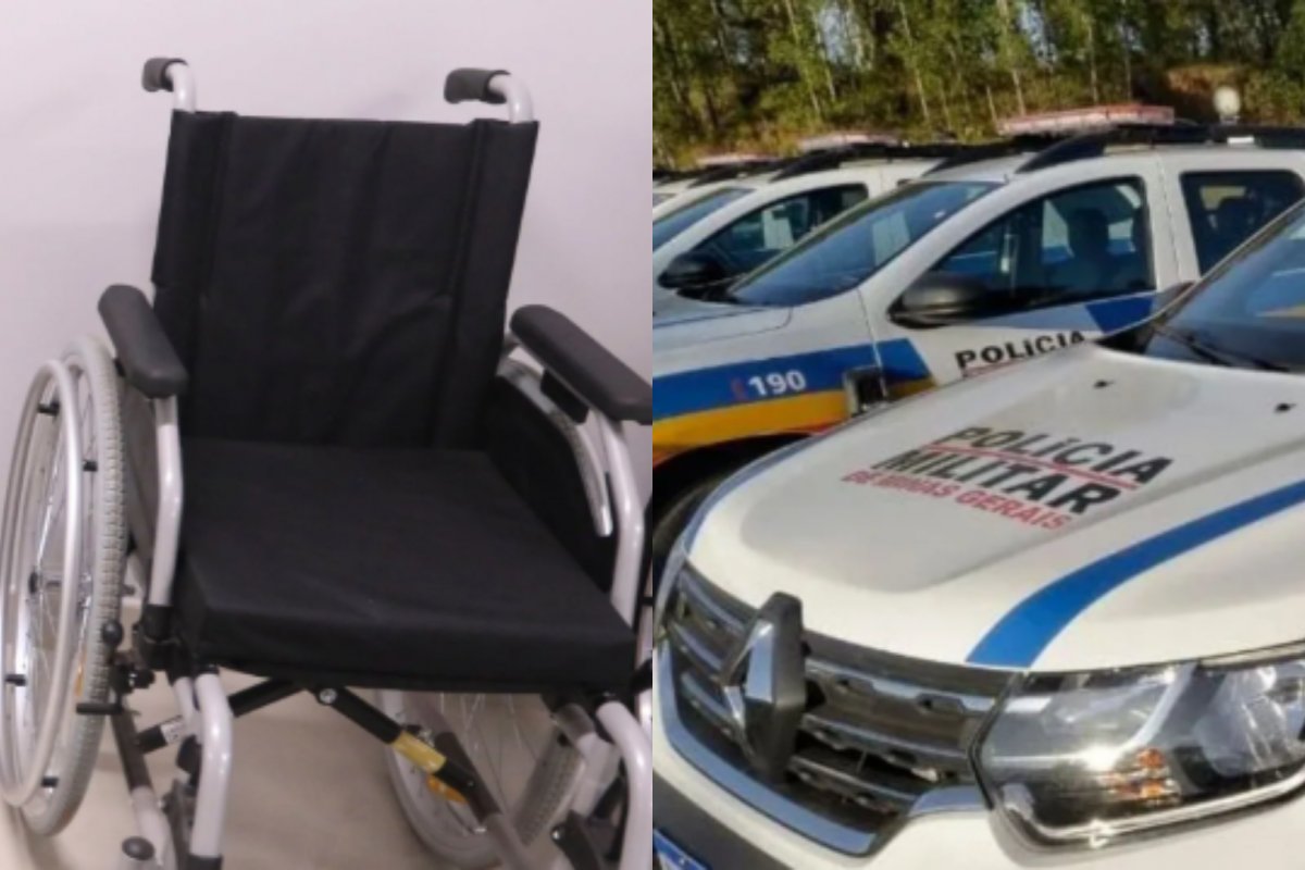 Homem em cadeira de rodas e comparsa são presos suspeitos de roubar veículo em Minas Gerais