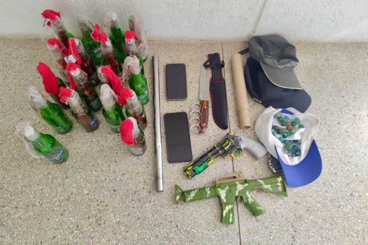 PM prende grupo com coquetéis molotov em São Caetano