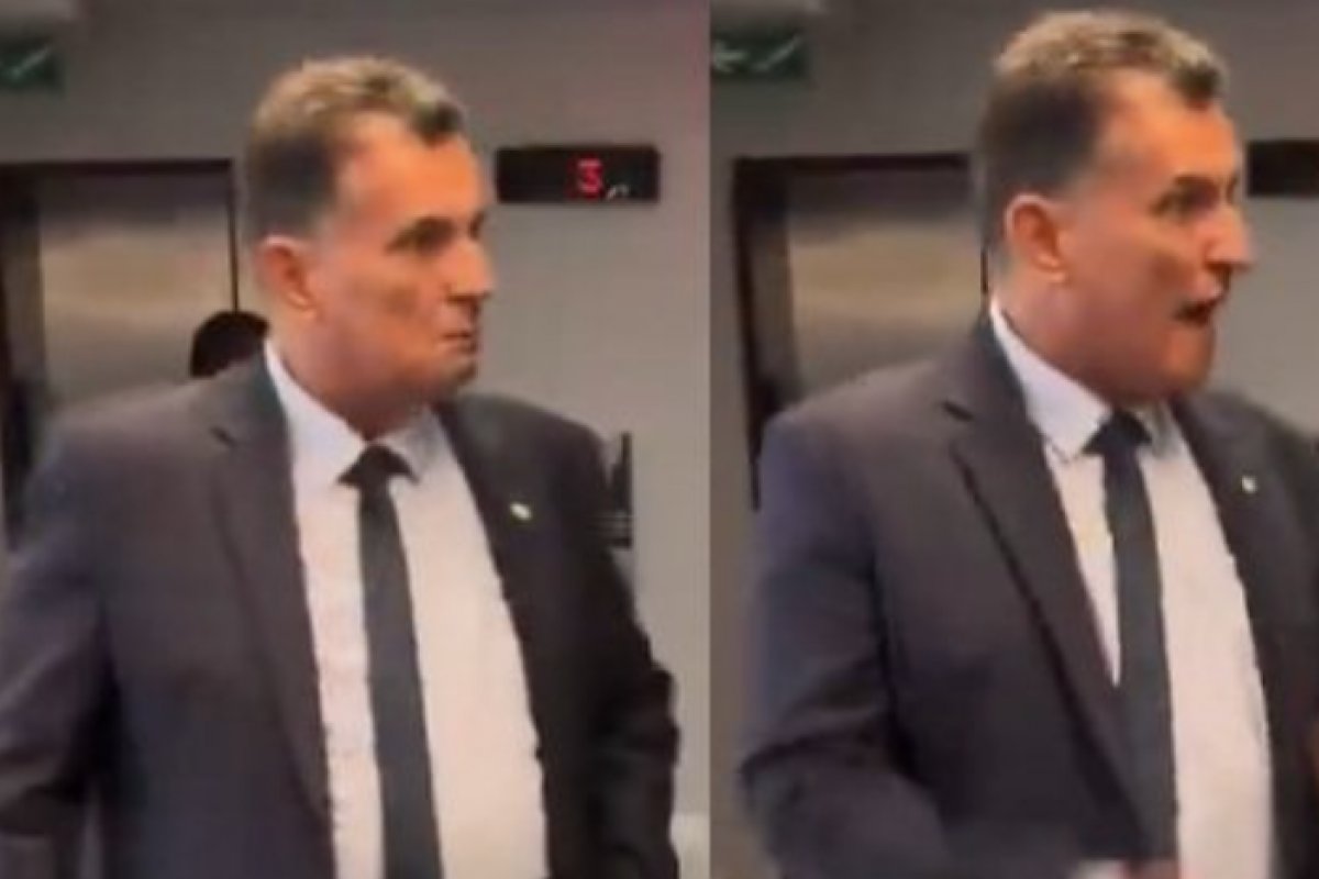 Vídeo: deputado é barrado ao tentar entrar no julgamento de Bolsonaro no STF: 'Tem que me respeitar nessa porr*'
