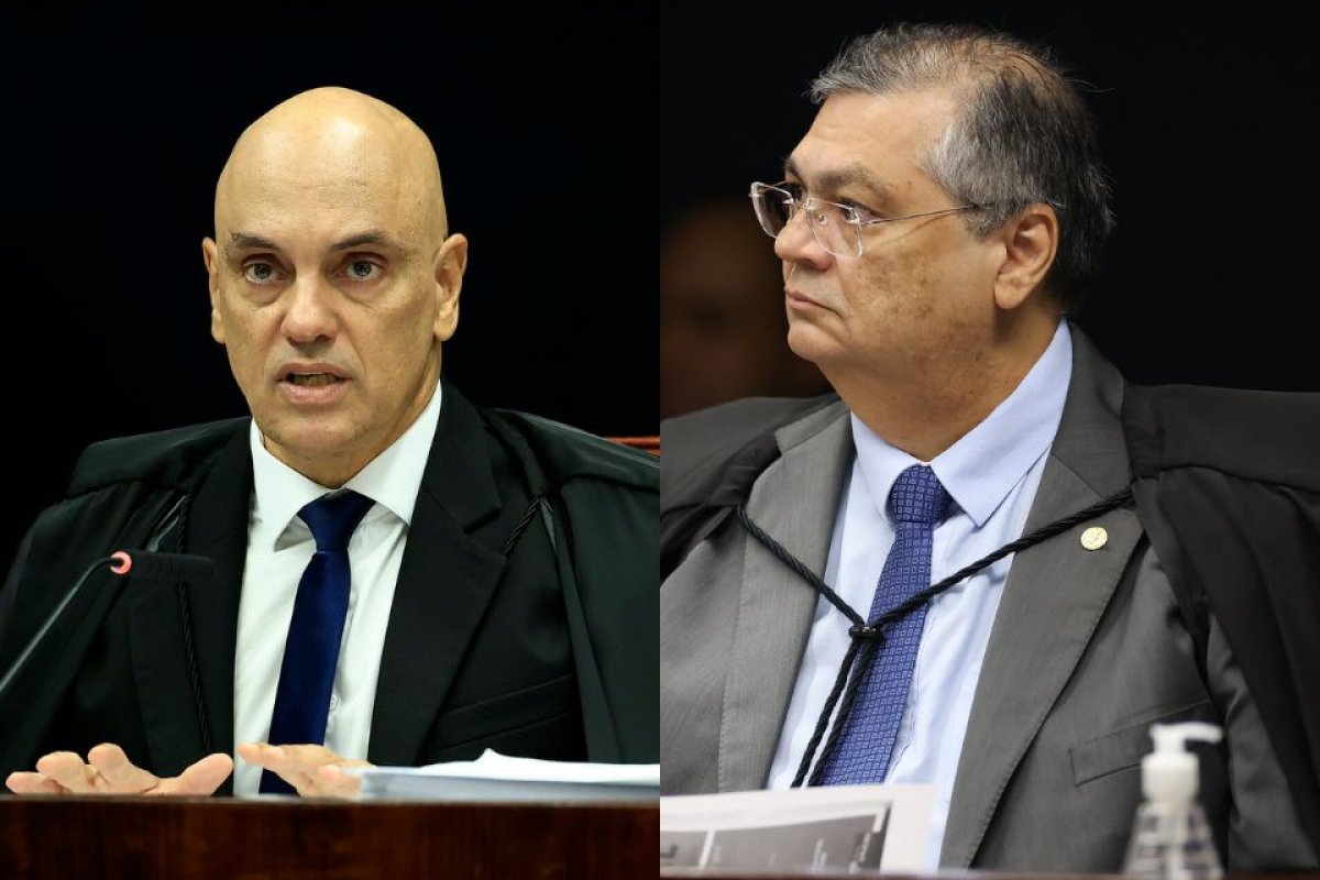 Moraes e Dino votam no STF para tornar Bolsonaro réu por trama golpista