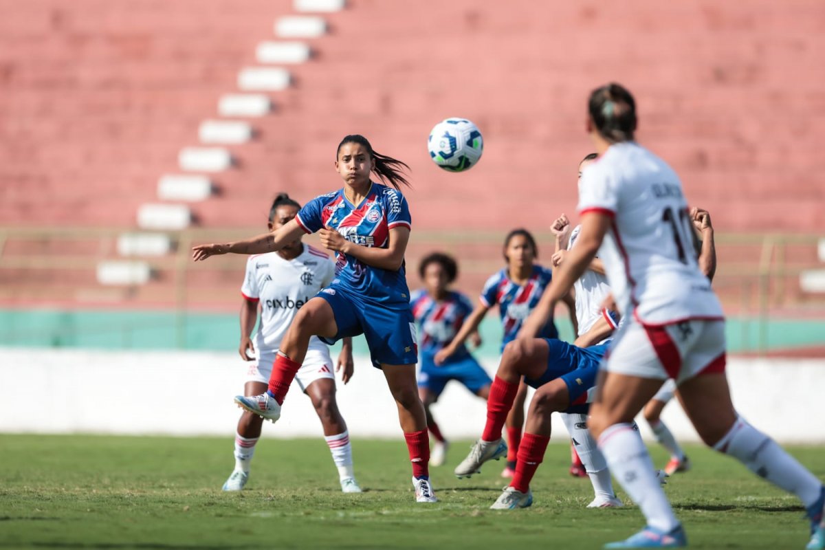 Bahia consegue empate diante do Flamengo no Brasileirão Feminino