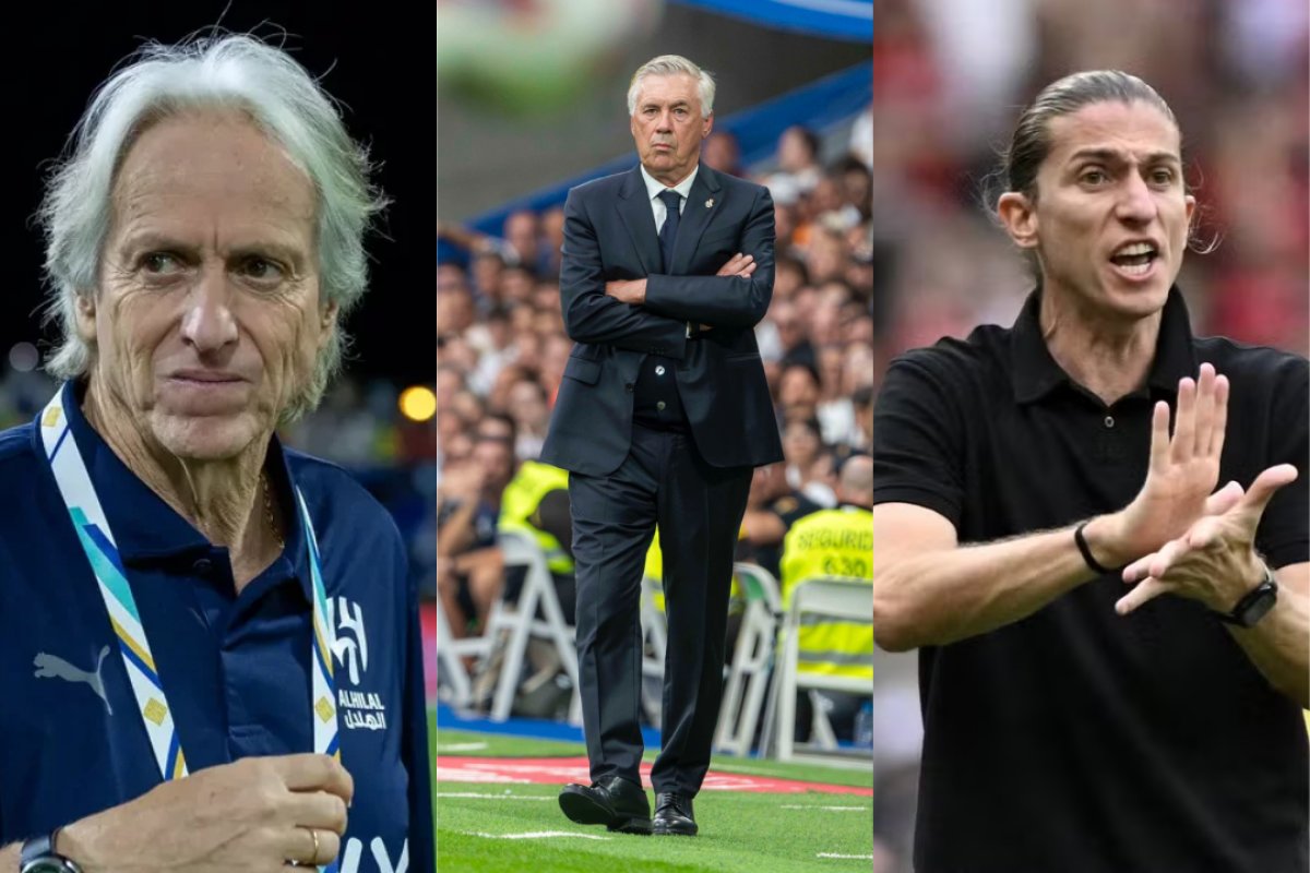 CBF conversa com possíveis substitutos de Dorival Júnior; Jorge Jesus, Ancelotti e Filipe Luís são opções