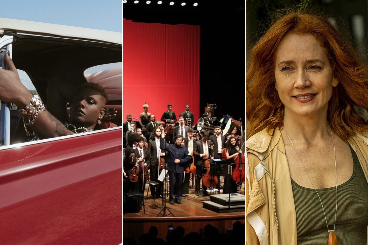 Shows de Liniker, Neojiba, espetáculo com Camila Morgado e aniversário de Salvador: confira a agenda cultural deste final de semana