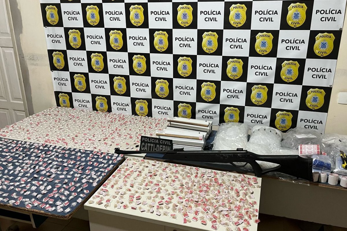 Grande operação policial da Bahia prende 714 e apreende 127 armas