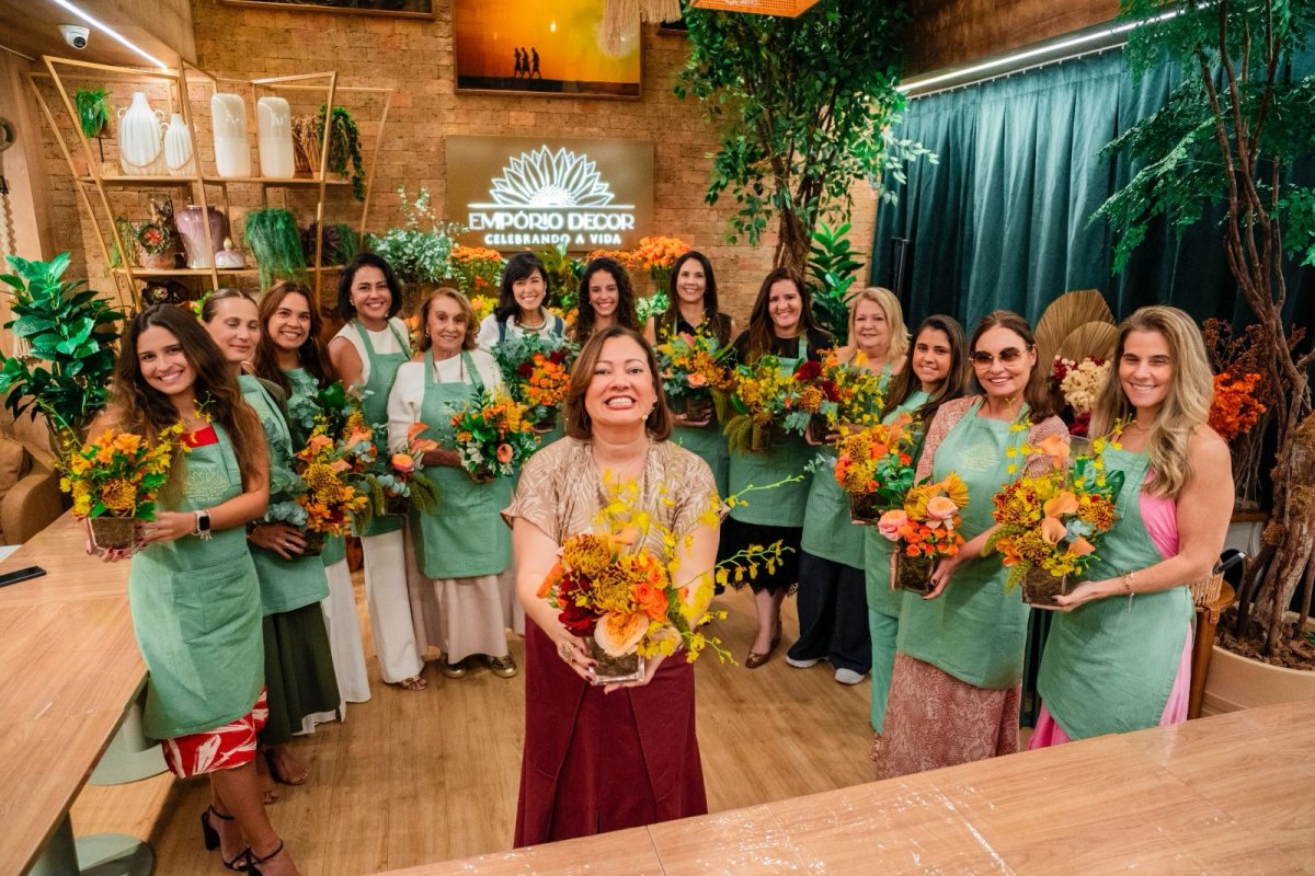 Workshop Floral By Elis Piñón une sofisticação e exclusividade  em evento na capital baiana!