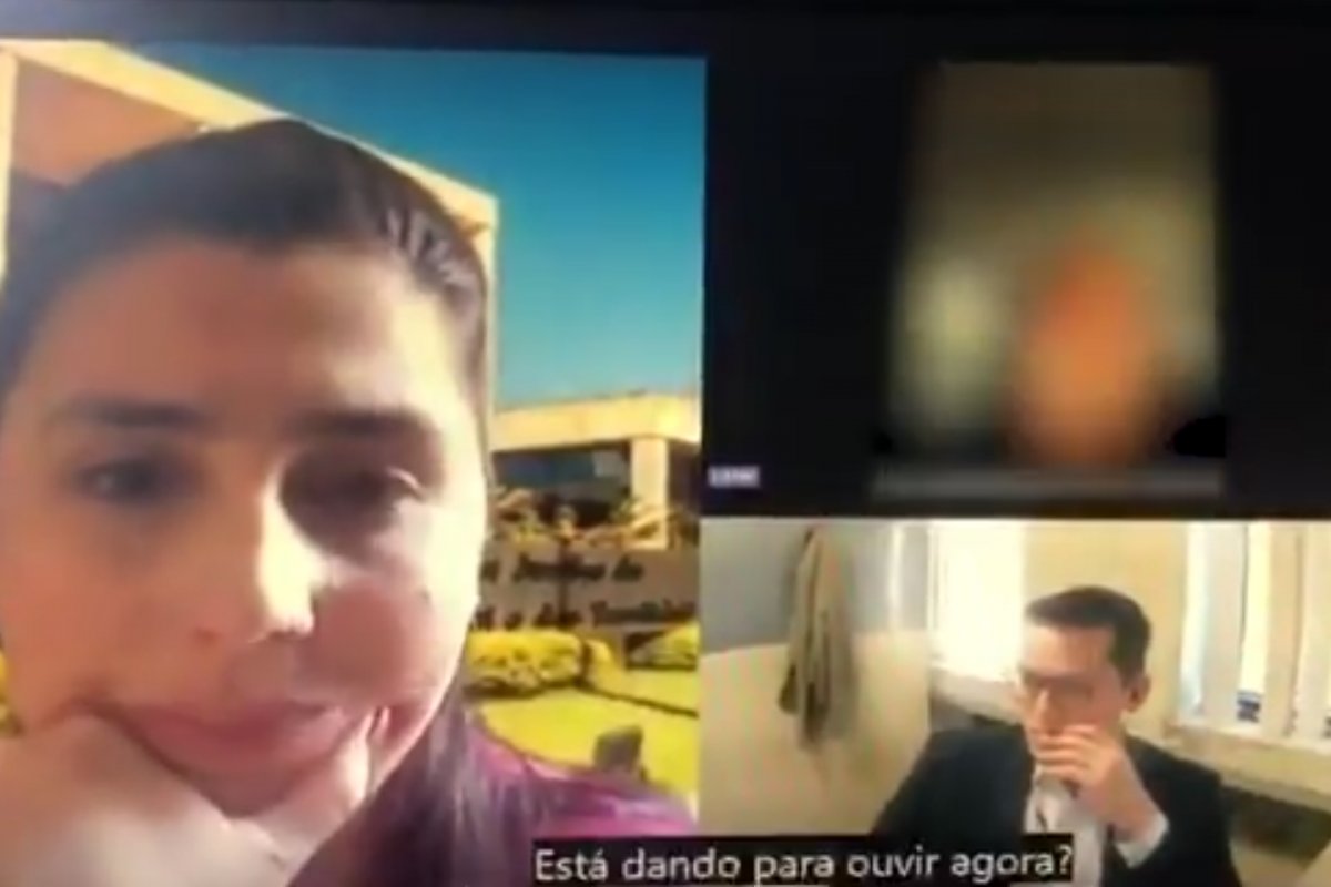 Vídeo: mulher é sequestrada por companheiro e resgatada após audiência judicial