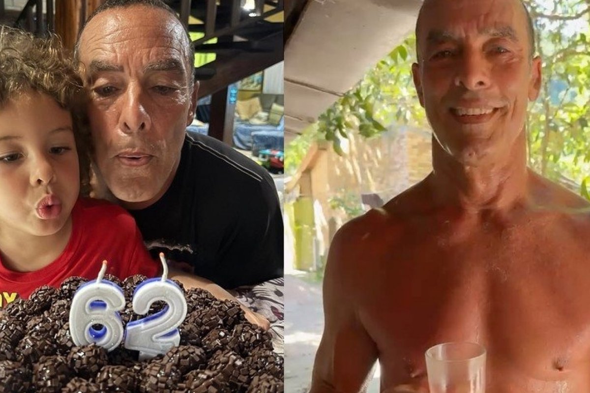 Após ficar curado de um câncer, Paulo Zulu comemora 62 anos ao lado do filho!