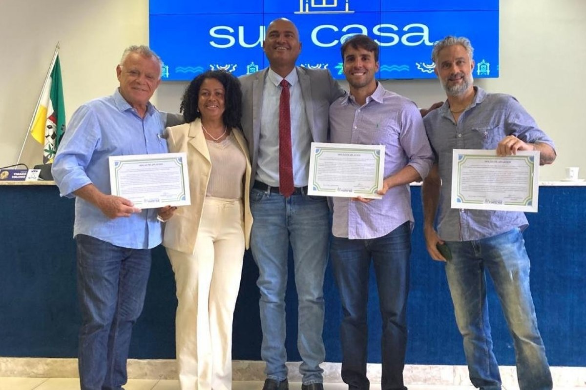 Merecido:  Ricardo Koanuka e Daniel Cady recebem Moção de Aplausos da Câmara Municipal de Mata de São João pelo TEDx Praia do Forte!