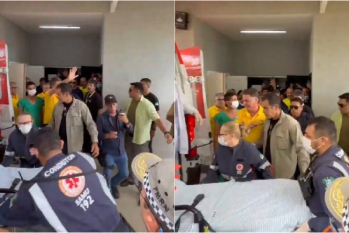 Vídeo: Bolsonaro é ovacionado por funcionários em hospital