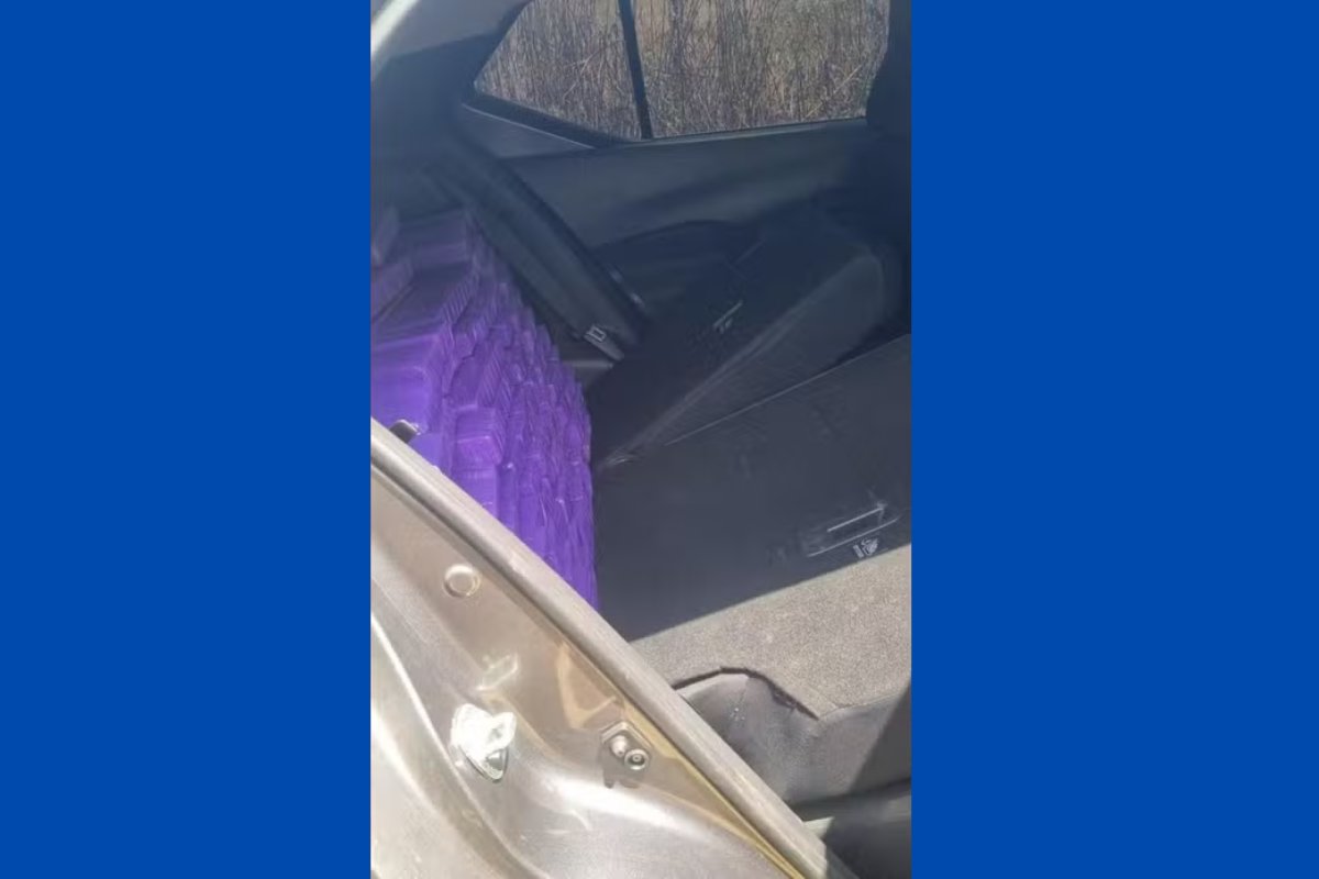 Polícia Militar apreende 370 kg de maconha de carro após motorista fugir de blitz na Bahia