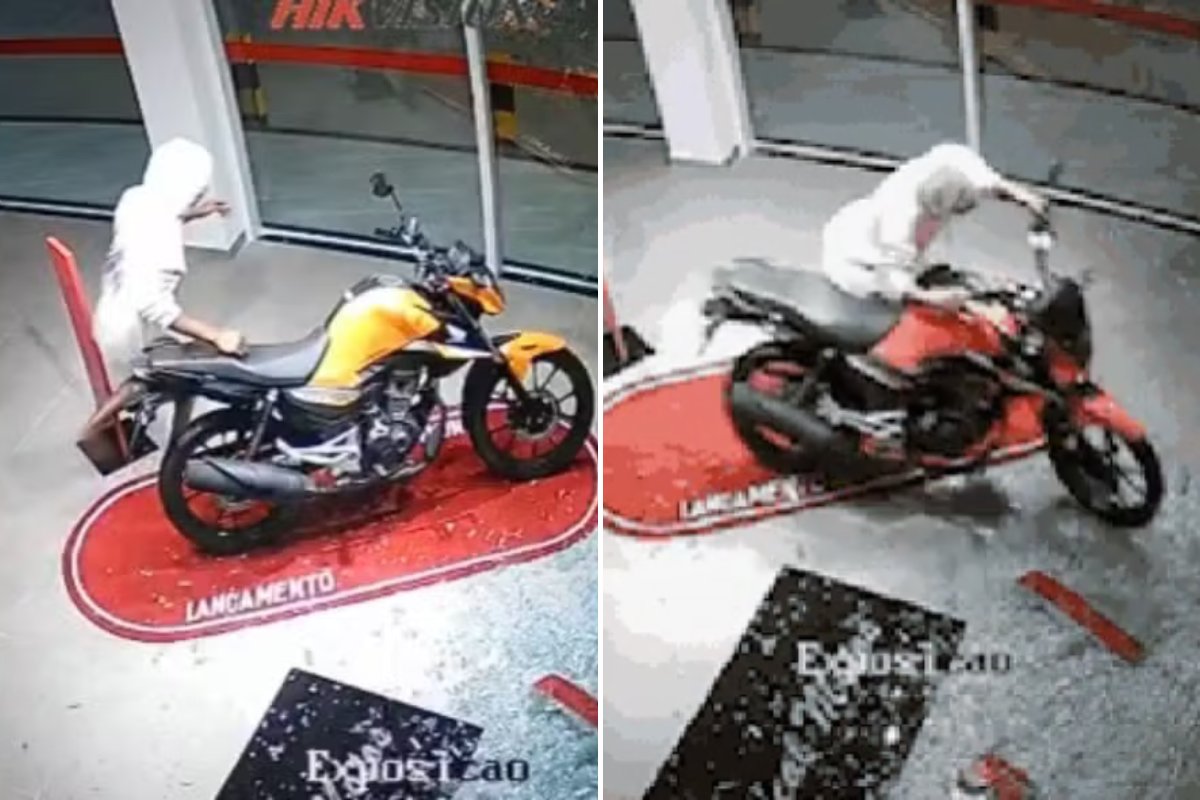Adolescentes são apreendidos após furtarem motos em concessionária na Bahia; vídeos mostram ação