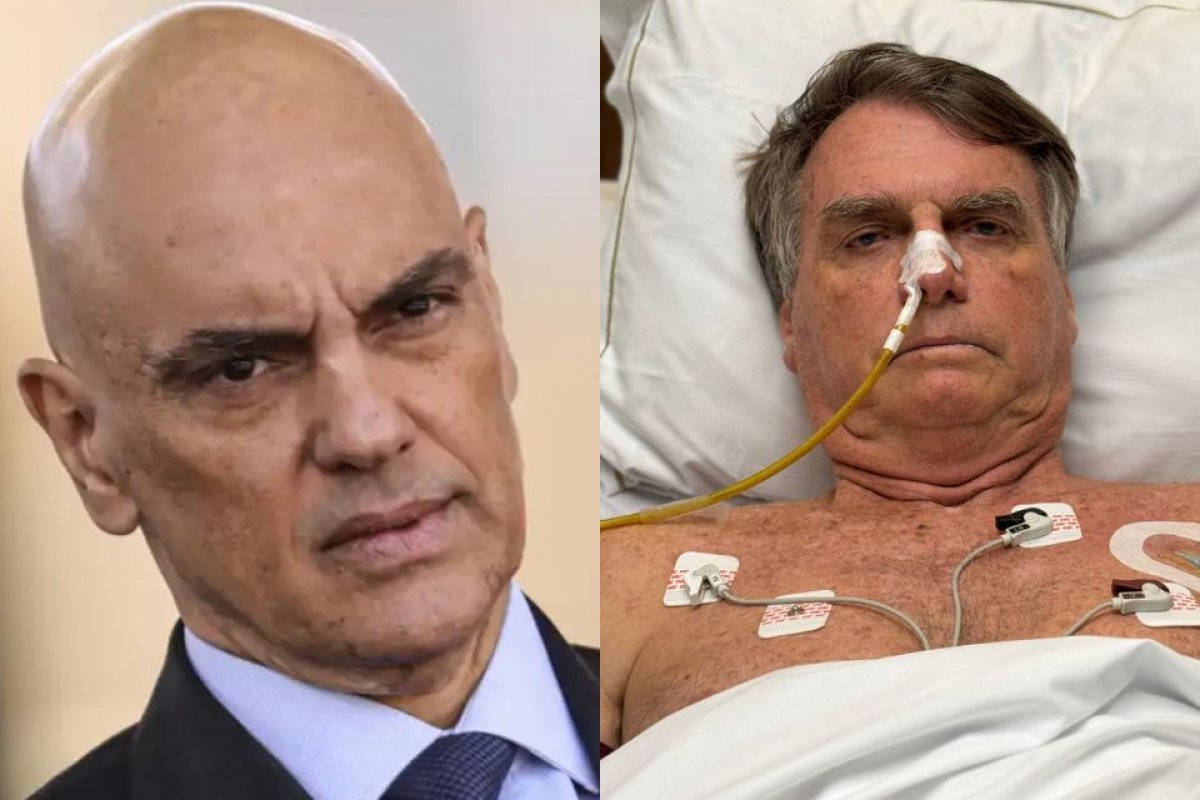 Vídeo: STF intima Bolsonaro no hospital após ex-presidente fazer live internado