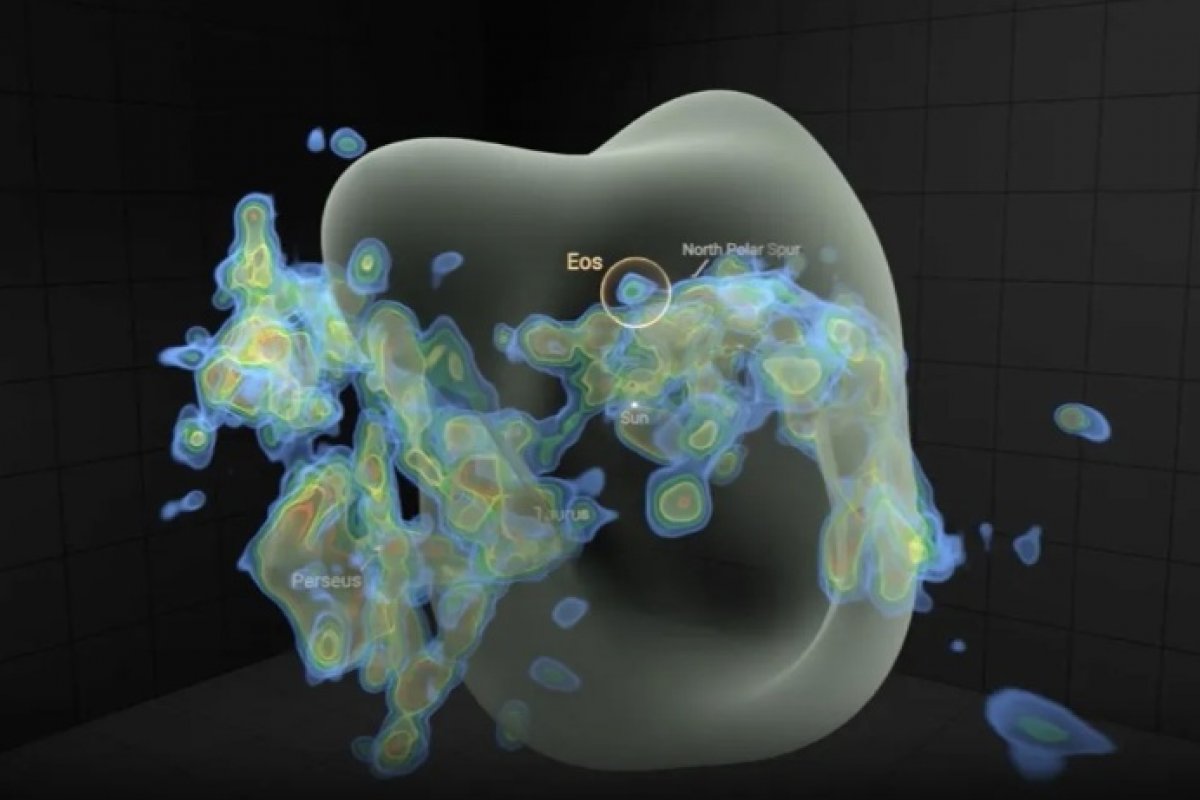 Nuvem molecular com tamanho 3 mil vezes melhor que o Sol é localizado perto da Terra
