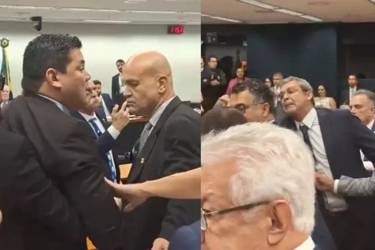 Vídeo: Lindbergh Farias chama Gilvan da Federal de ‘desqualificado’ e deputados brigam na Câmara