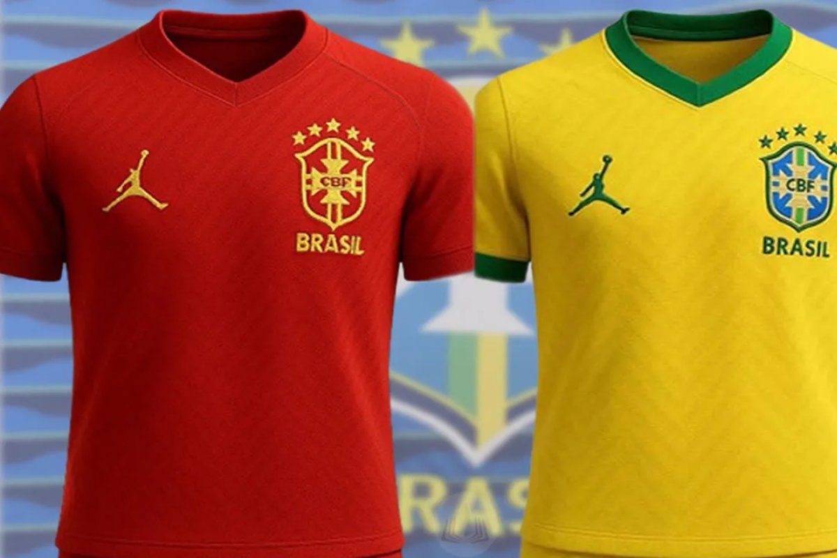 CBF diz que imagens de suposta camisa vermelha da Seleção não são oficiais