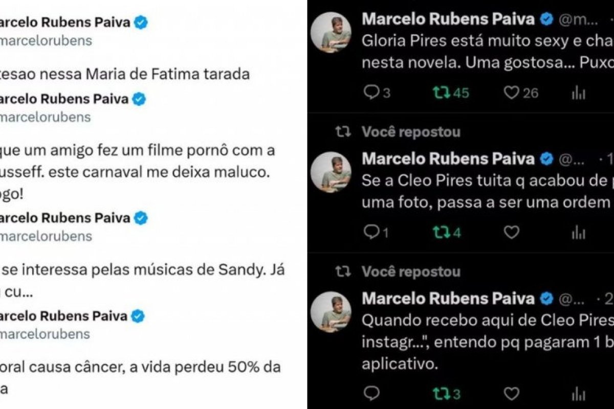 Marcelo Rubens Paiva desativa rede social após repercussão de publicações antigas