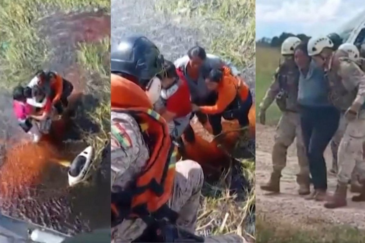 Vídeo: passageiros sobrevivem em pântano com jacarés após queda de avião na Bolívia