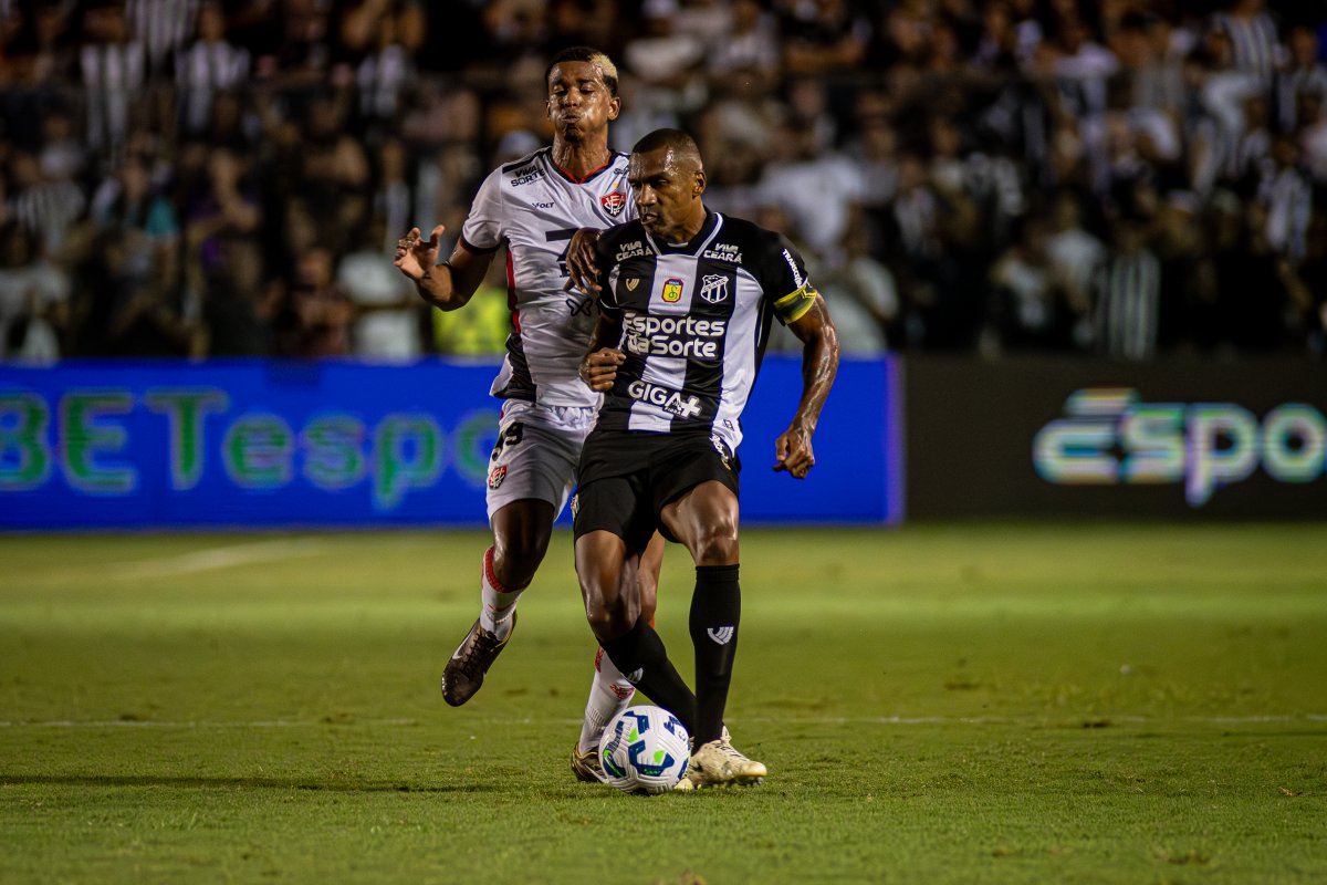 Vitória perde para o Ceará e volta para zona de rebaixamento