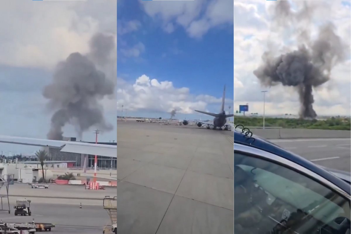 Vídeo: míssil lançado do Iêmen cai próximo ao principal aeroporto de Israel