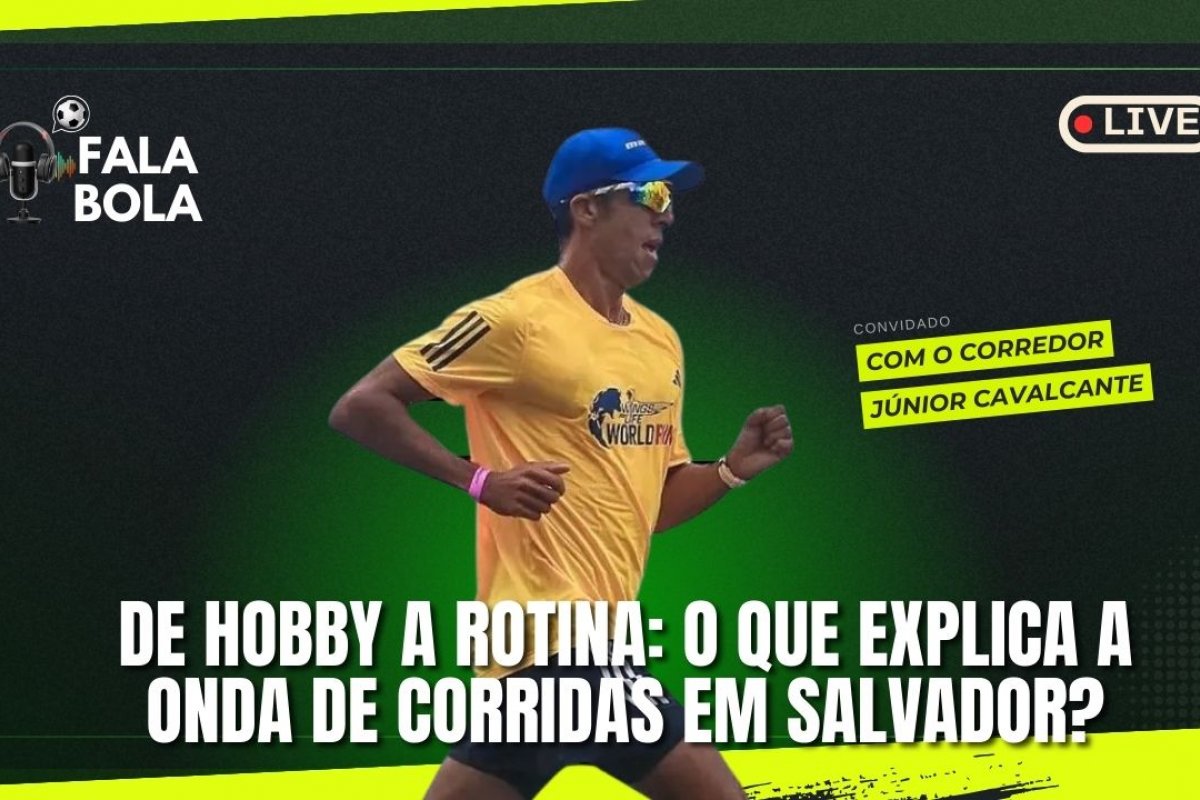 Podcast 'Fala Bola' recebe em episódio ao vivo Júnior Cavalcante hoje (06)