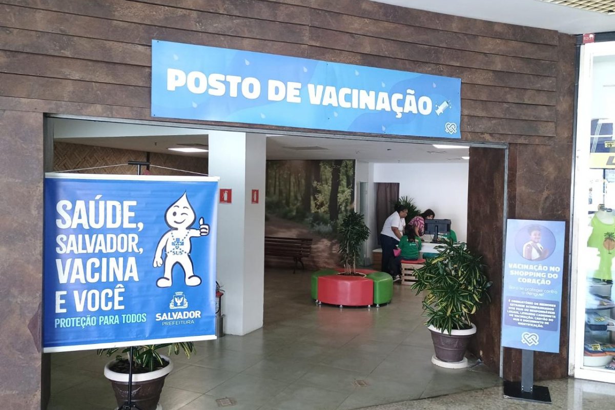 Vacinação contra gripe será realizada em shopping de Salvador