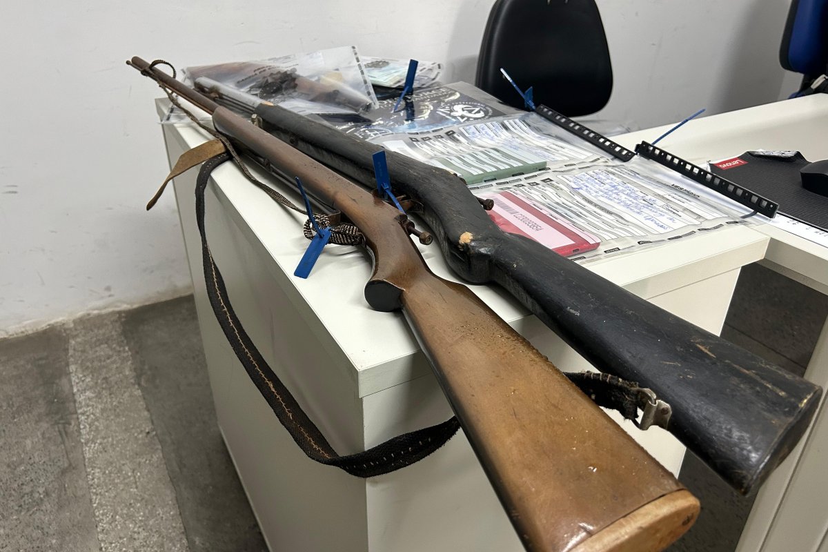 Armas são apreendidas em segunda fase da Operação Stone