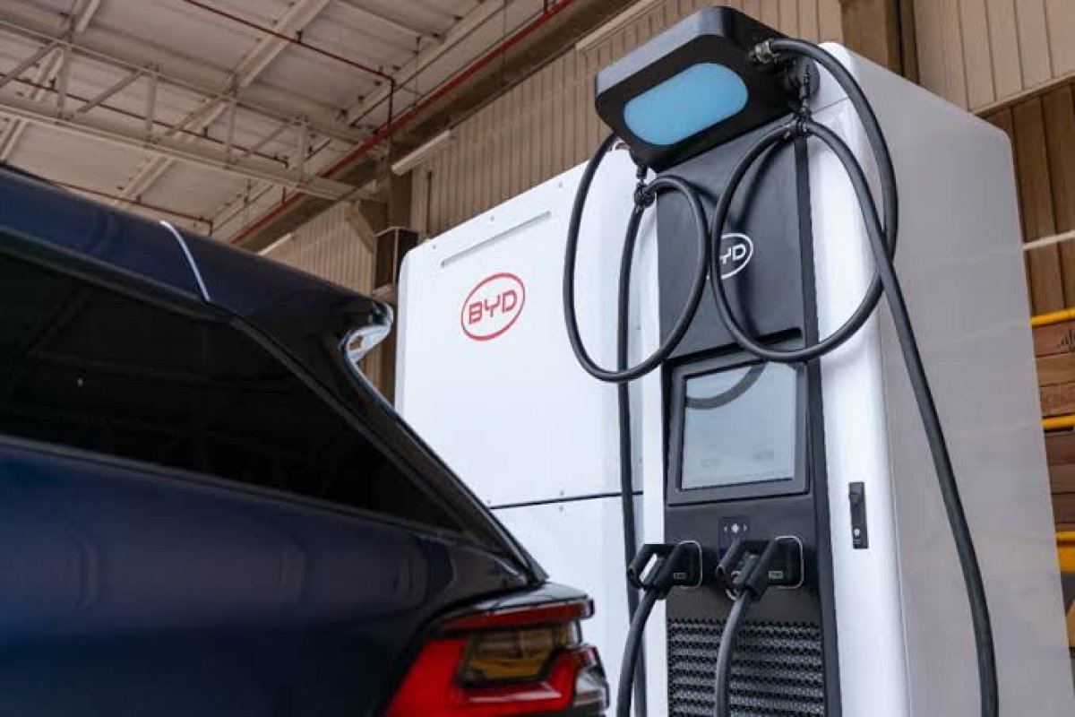 Salvador é destaque em ranking de recargas rápidas da BYD