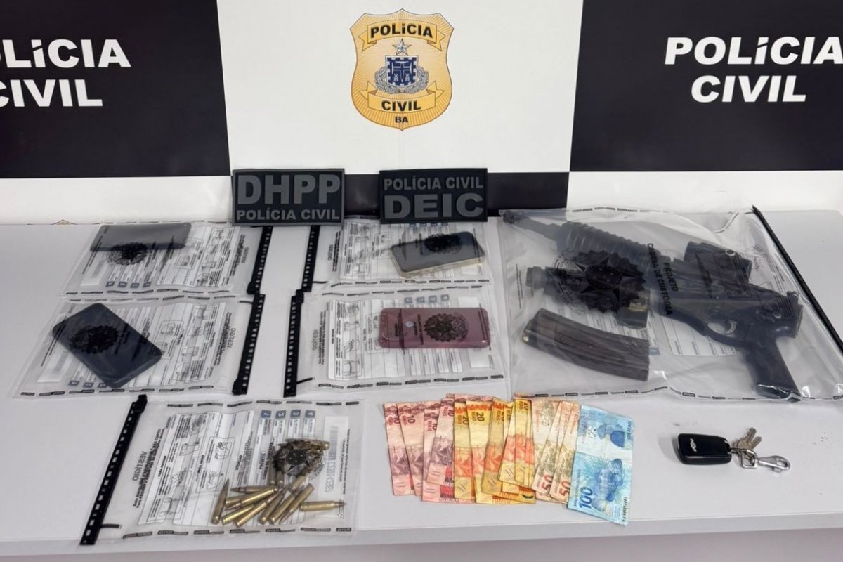 Fuzil é apreendido e dois suspeitos são presos em flagrante durante ação em Salvador
