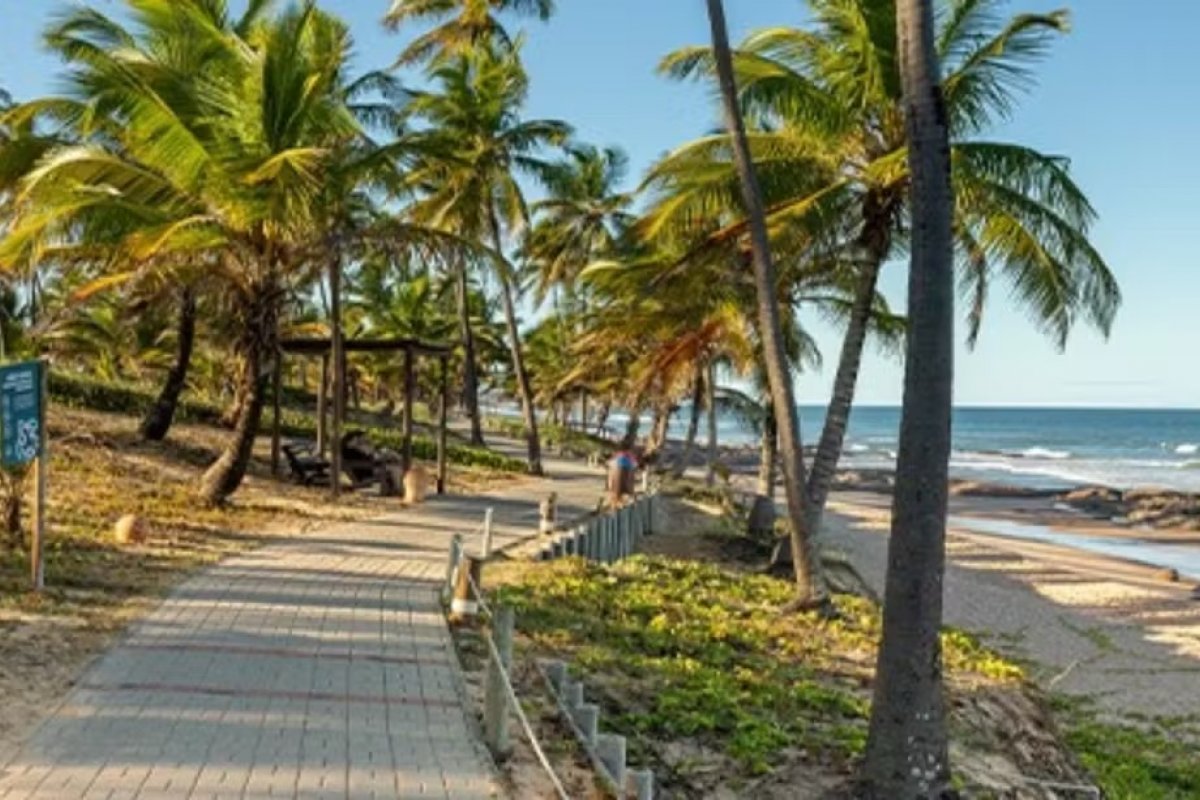 Criança de 8 anos morre afogada após entrar no mar com mãe e irmãos na Bahia