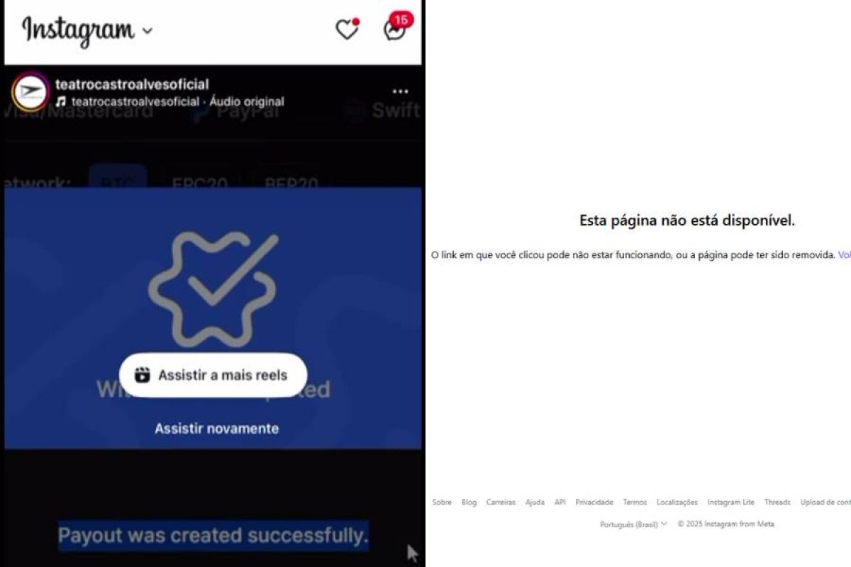 Perfil do Teatro Castro Alves é alvo de ataque hacker