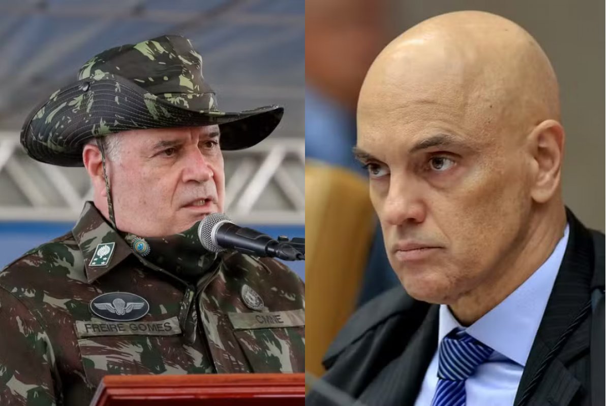 "Ou falseou a verdade na polícia, ou está falseando aqui", alerta Moraes à general Freire Gomes em depoimento sobre trama golpista