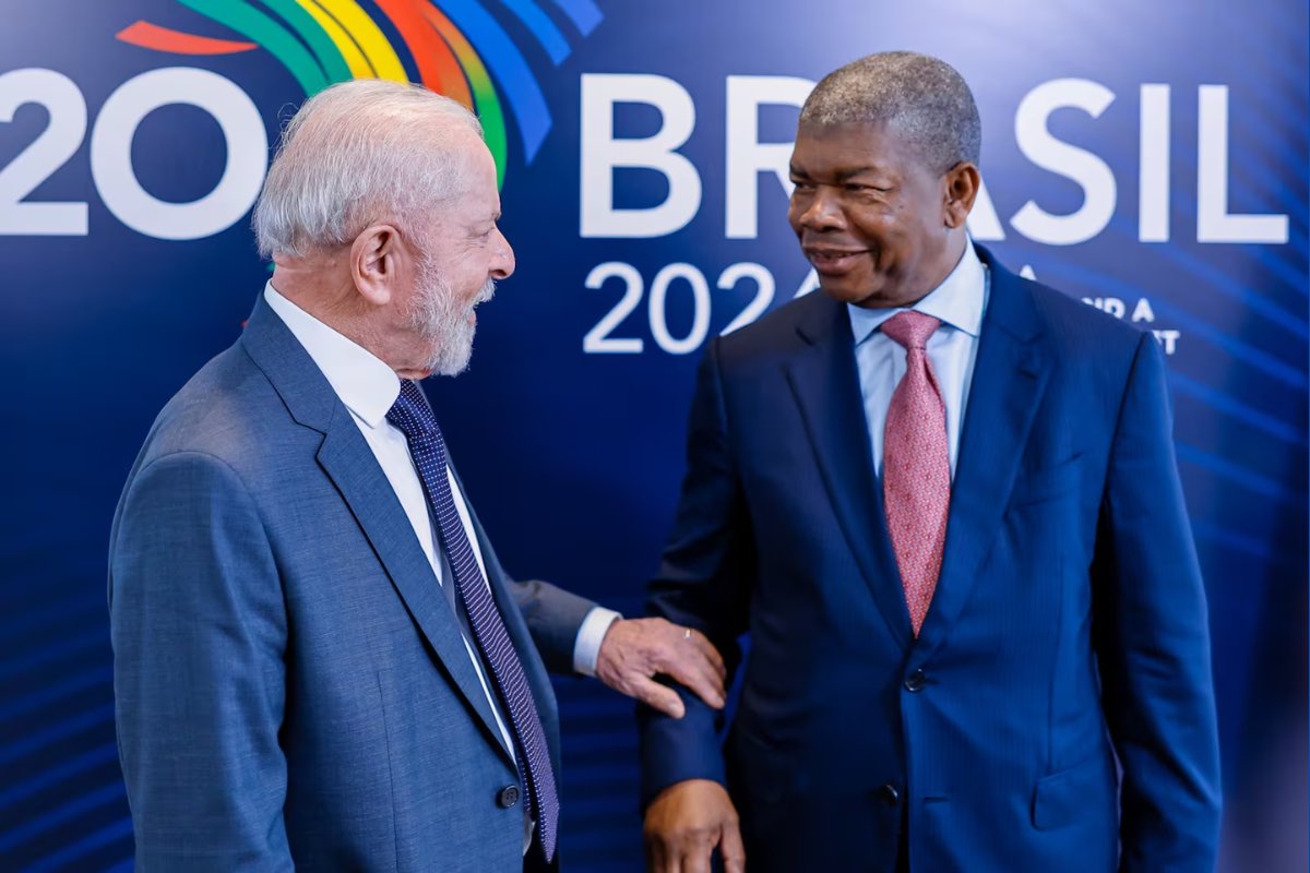 Lula recebe presidente de Angola em Brasília para discutir relações comerciais entre os países