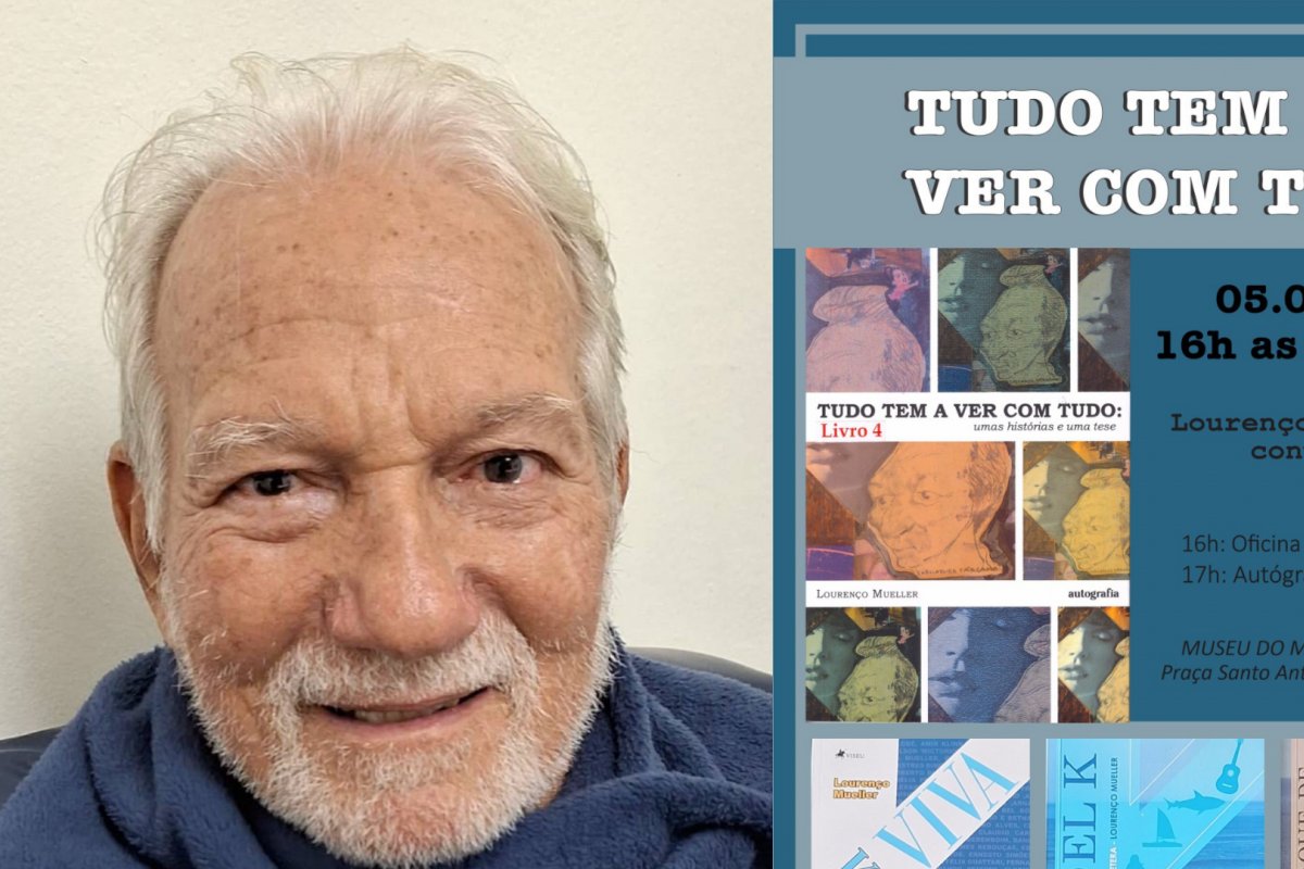 Lourenço Mueller lança novo livro em Salvador com oficina e autógrafos