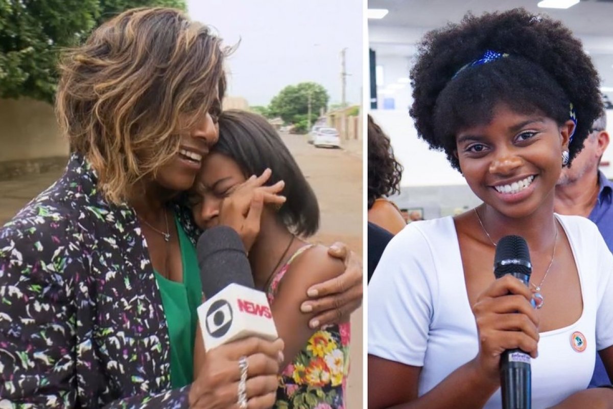 Garota que ficou conhecida como a "mini Glória Maria"  inicia faculdade de jornalismo! 